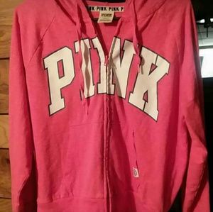 PINK zip-up jackets